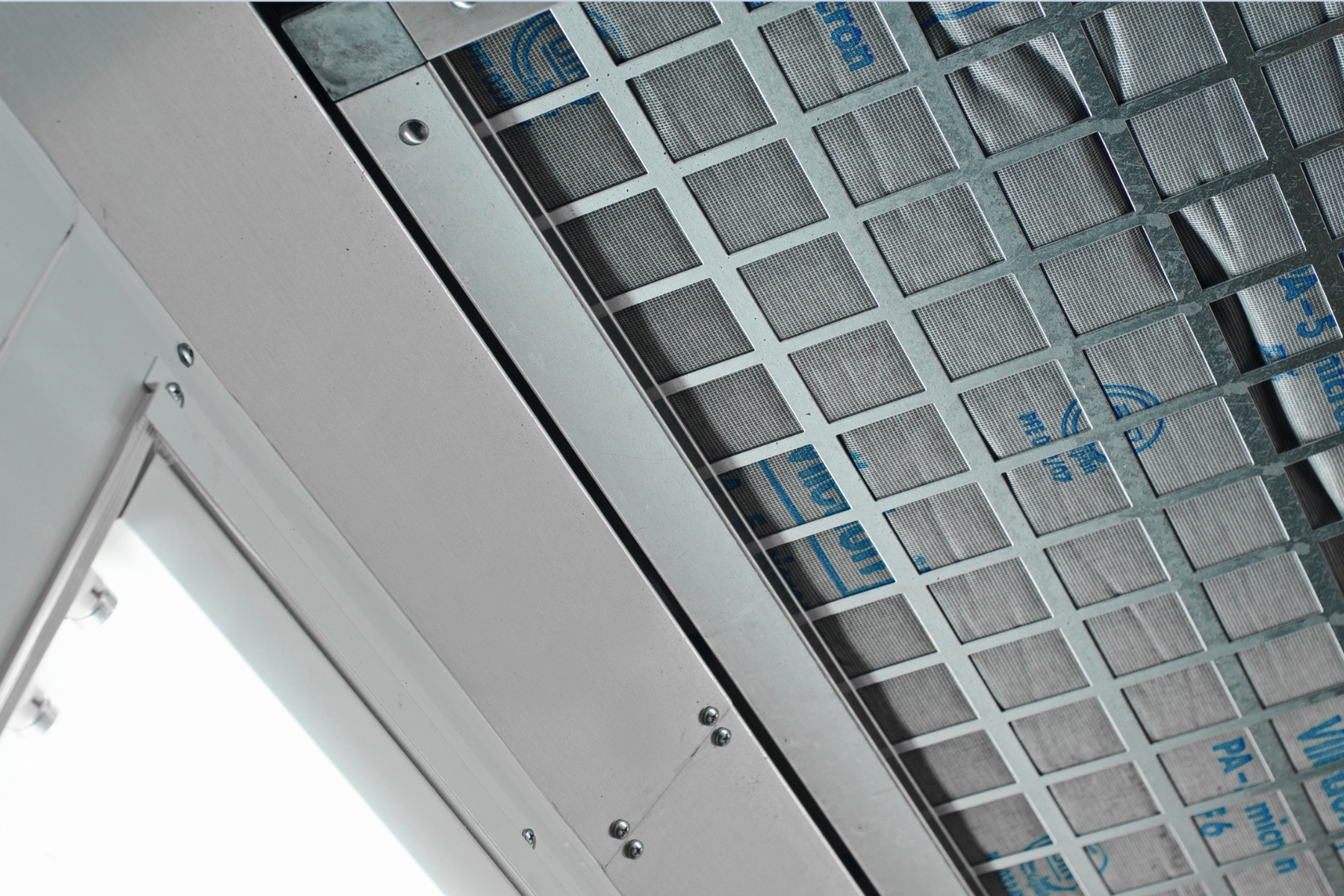 Viledon Deckenfilter im Einsatz